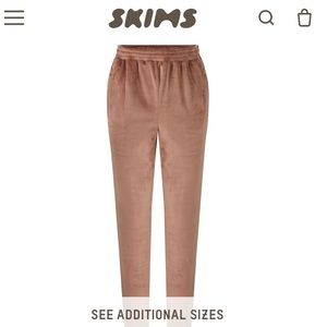 SKIMS Velour Fleece Jogger
